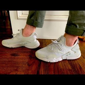 Nike Huarache Run Ultra, off-white mens shoes